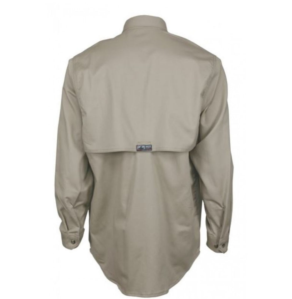 MCR Safety Summit Breeze® FR Vented Long Sleeve Shirt, Khaki - CAT2 (SBS2003)