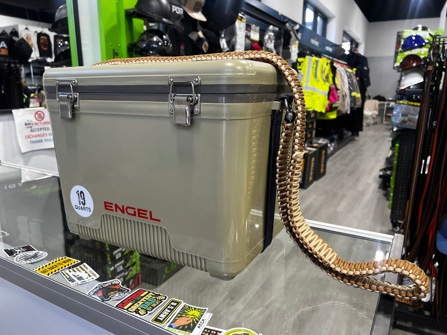 Engel UC19 Drybox Cooler with Custom Shoulder Strap