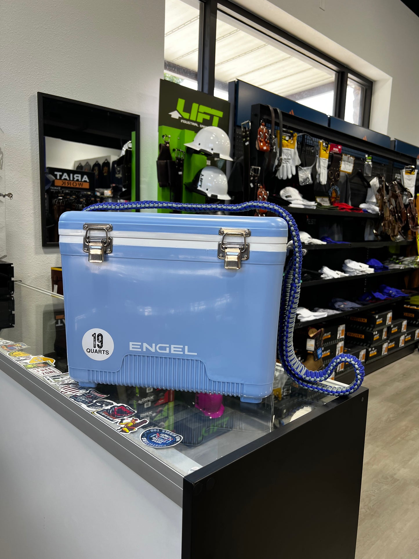 Engel UC19 Drybox Cooler with Custom Shoulder Strap