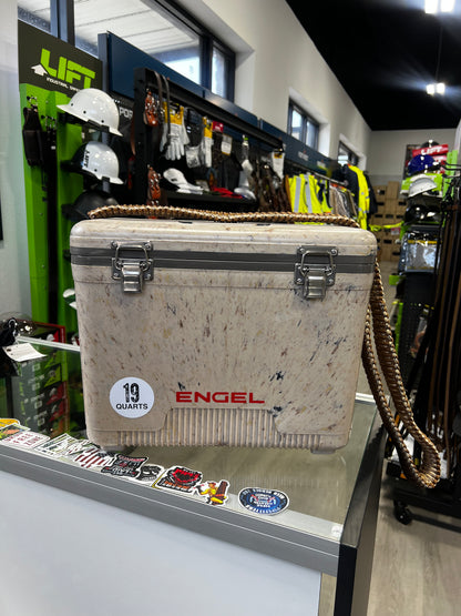 Engel UC19 Drybox Cooler with Custom Shoulder Strap